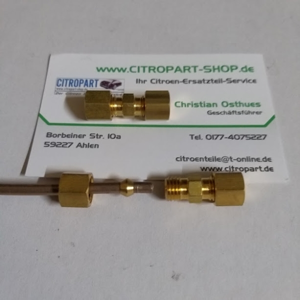 Schneidringverschraubung für 4,5mm Leitung